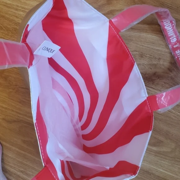 Clinique Silver Tote Bag  #New - Picture 2 of 7